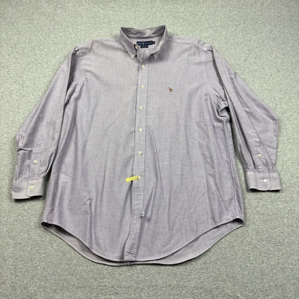 Vintage Polo Ralph Lauren Yarmouth Shirt‎ Men's 16.5 33 Button Down Flesh Pony - Picture 3 of 8